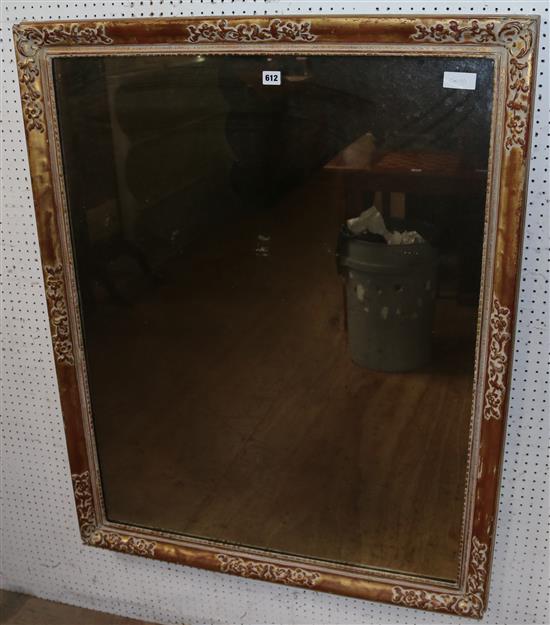 Large gilt frame wall mirror
